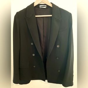 Aritzia Babaton Black Double Breasted Blazer Size 0 EUC